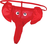 Hott Products Cotton with Stretch Waistband Elephant Thong Party Gifts and Novelties