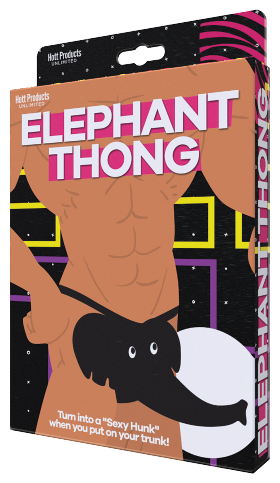 Hott Products Cotton with Stretch Waistband Elephant Thong Party Gifts and Novelties
