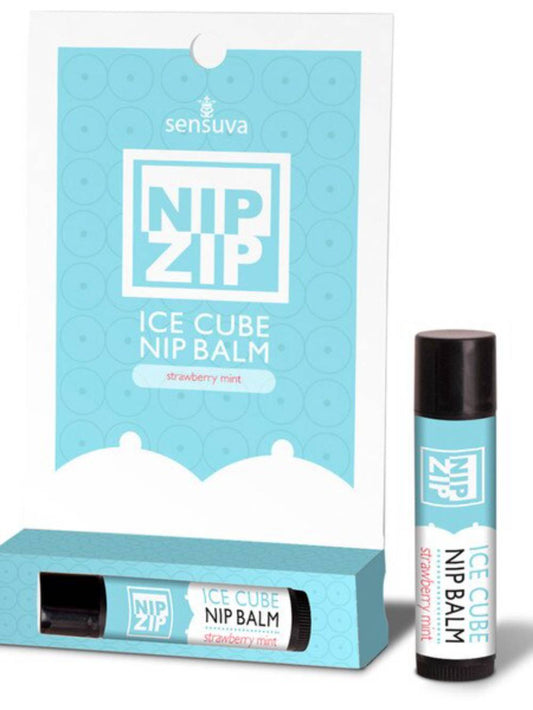 Sensuva On Nip Zip Ice Cube All Natural Nipple Balm Delay and Excite Sprays