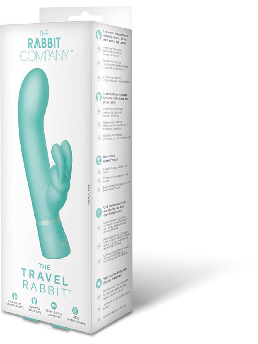 The Rabbit Company Travel Rabbit Vibrator Blue Rabbit Vibrators