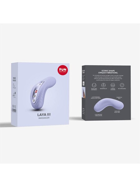 Fun Factory Laya III Personal Clitoral Massager Clit Ticklers and Pulsators