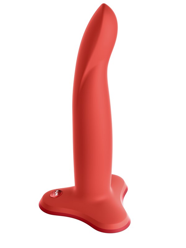 Fun Factory Limba Flex M Fit Vibrating Dildo Flashy Coral Vibrating Dildos