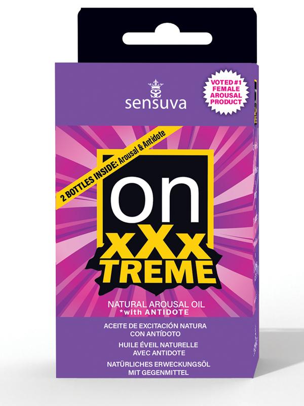 Sensuva On XXX Treme Arousal Oil Medium Box 5ml Massage Oils and Lubricants