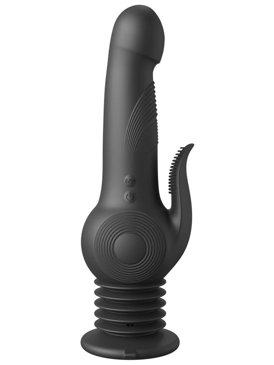 Fetish Fantasy Series Pogo Thruster Vibrating Dildo Black - Vibrating Dildos