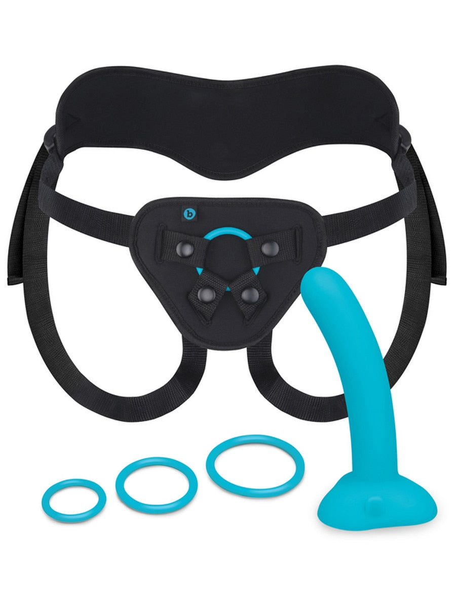B-Vibe Every Body Strap-On Harness Set with 6 Inch Dildo Multi Strap On Sextoys