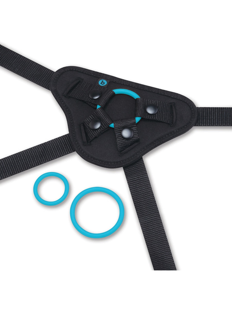 B-Vibe Every Body Strap-On Harness Set with 6 Inch Dildo Strap On Sextoys