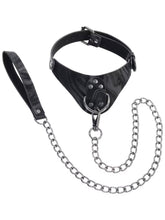 Sportsheets Velvet Noir Bondage Collar and Leash Collars and Leads