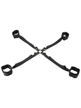 Sportsheets Velvet Noir Adjustable Hog Tie and Cuff Set Cuffs And Restraints