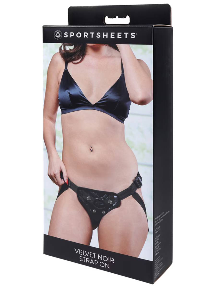 Sportsheets Velvet Noir Strap On Sex Toys Strap On Sextoys