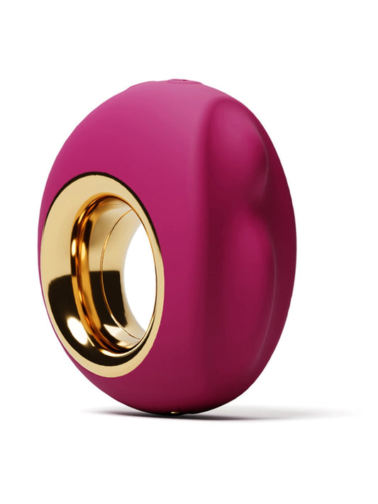 NS Novelties Gold-n-Dreams Minerva Clitoral Vibrator Red Clit Ticklers and Pulsators