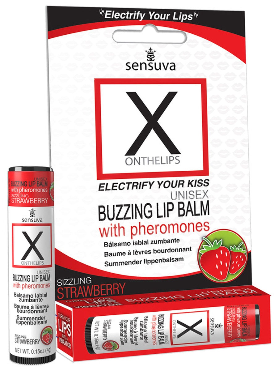 Sensuva On X on the LIPS With Pheromones Buzzing Lip Balm Sex Pheromones and Perfumes