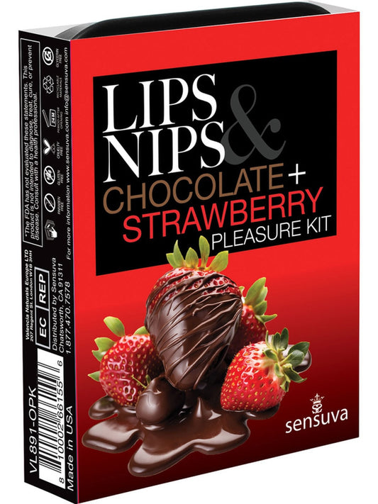 Sensuva On LIPS & NIPS Balm With Sex Pheromones Chocolate + Strawberry Sex Pheromones and Perfumes