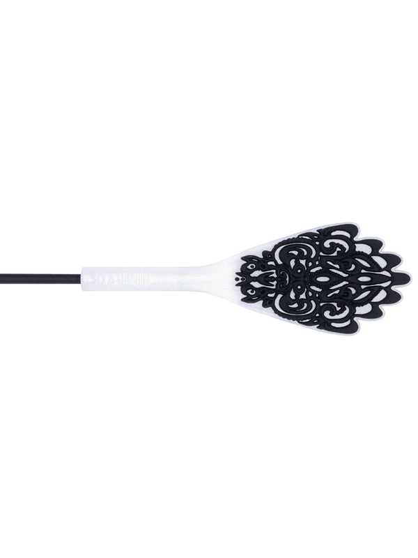 Sportsheets Sex and Mischief Lace Bondage Silicone Crop Black Whips And Crops