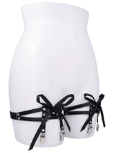 Sportsheets Sex and Mischief Laced Up Garters Black Her Fetish