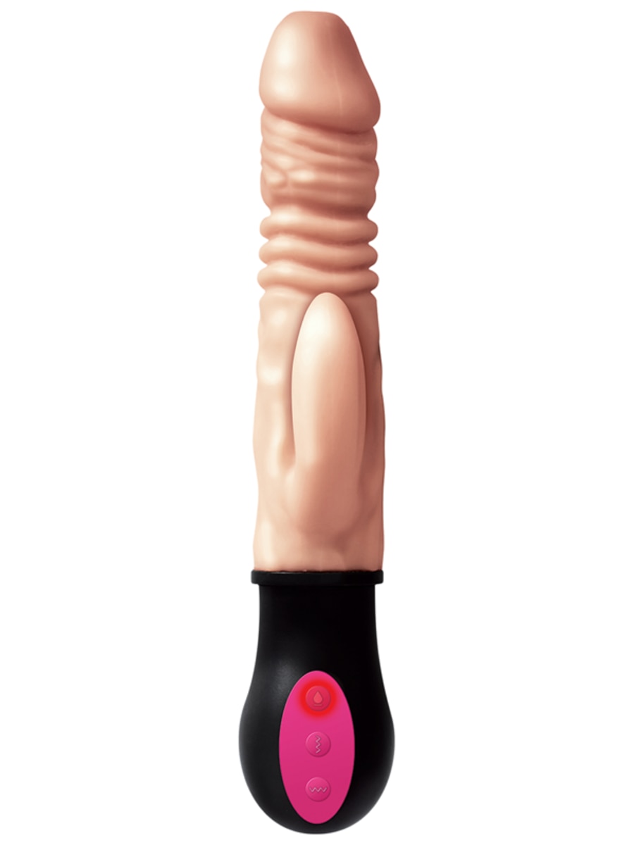 Nasstoys Natural Realskin Hot Cock Rotating Thrusting Dildo Vibrating Dildos