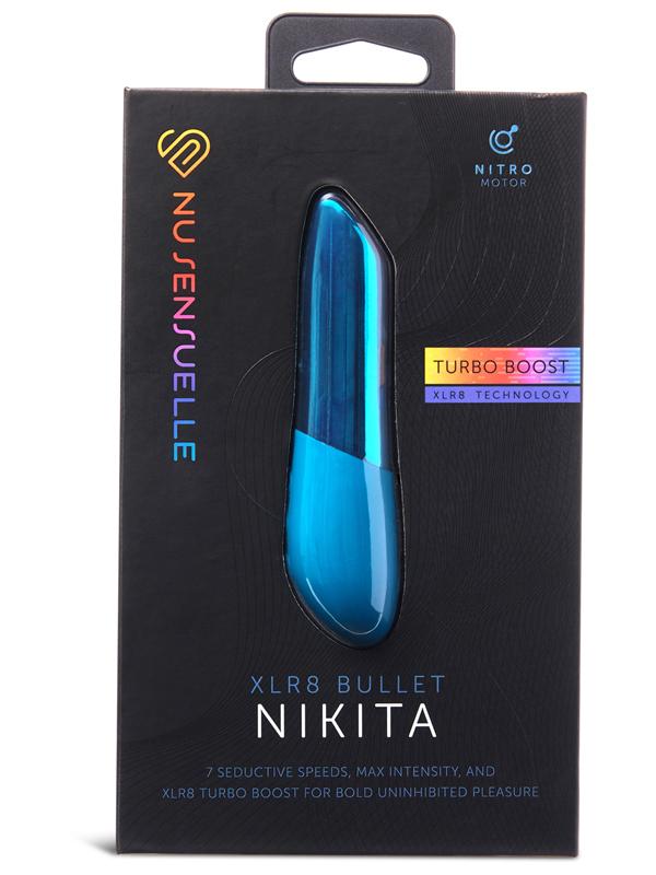 Nu Sensuelle Nikita Multi Functions Bullet Vibrators Turquoise Bullet Vibrators