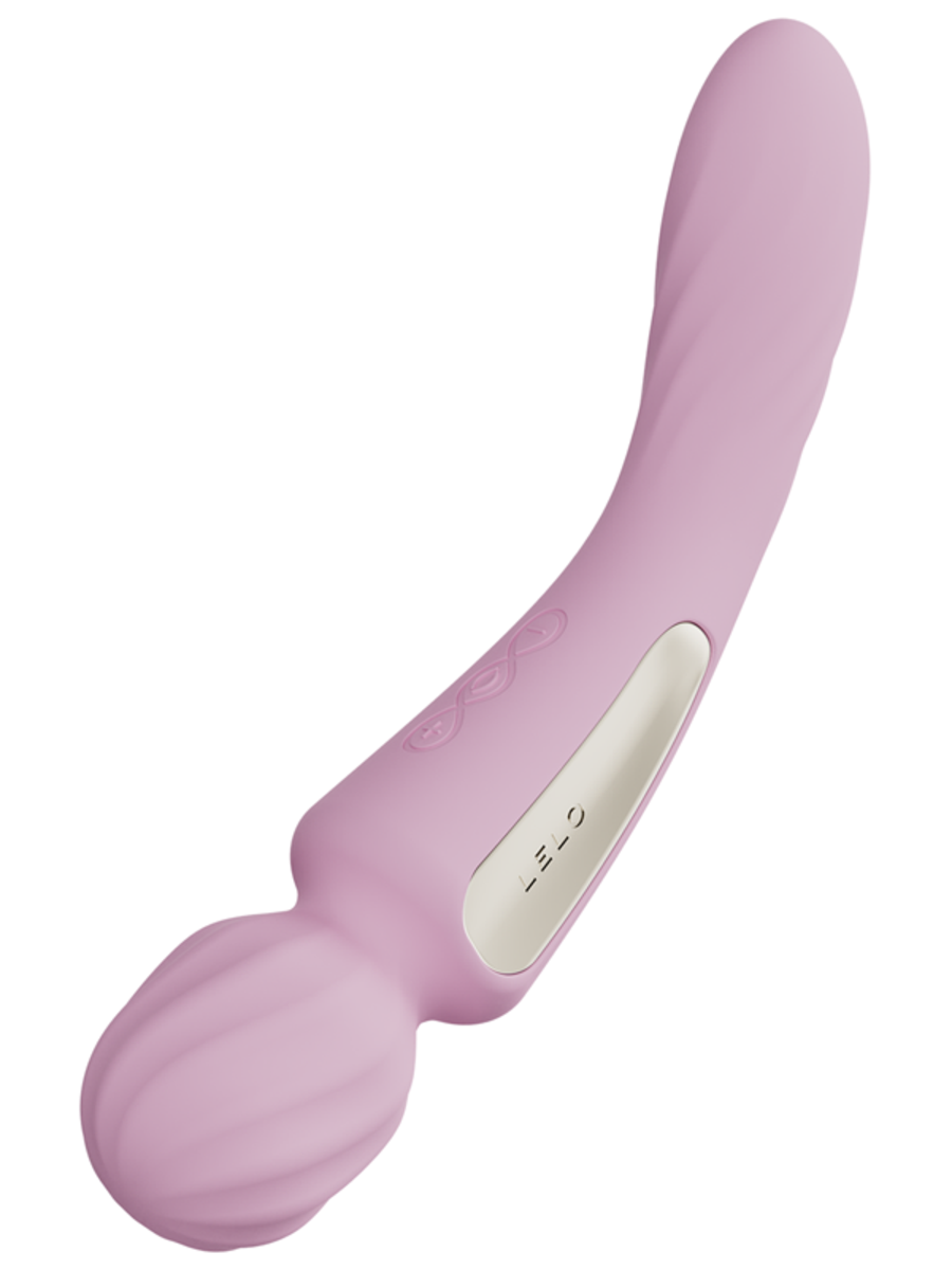 LELO Switch Dual Ended App Control Body Wand Vibrator Light Pink Body Wands