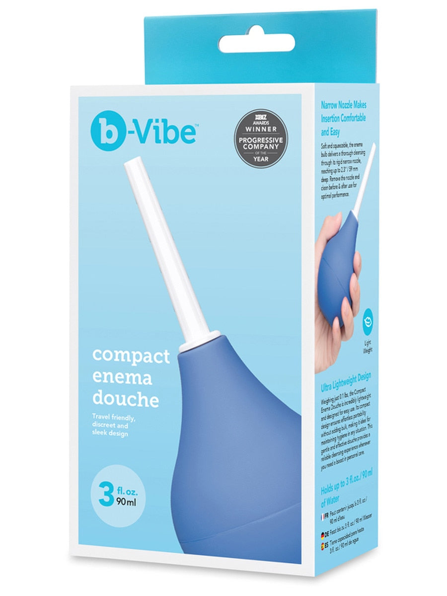 b-Vibe Compact Anal Cleansing Enema Douche Enemas and Douches