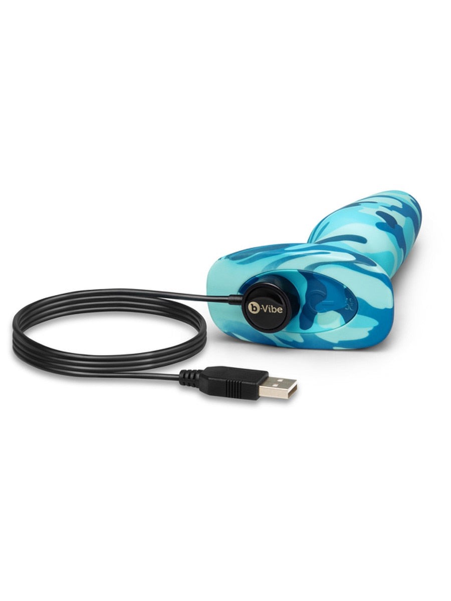 b-Vibe Rimming 2 Rotating and Vibrating Butt Plug Camo Butt Plugs