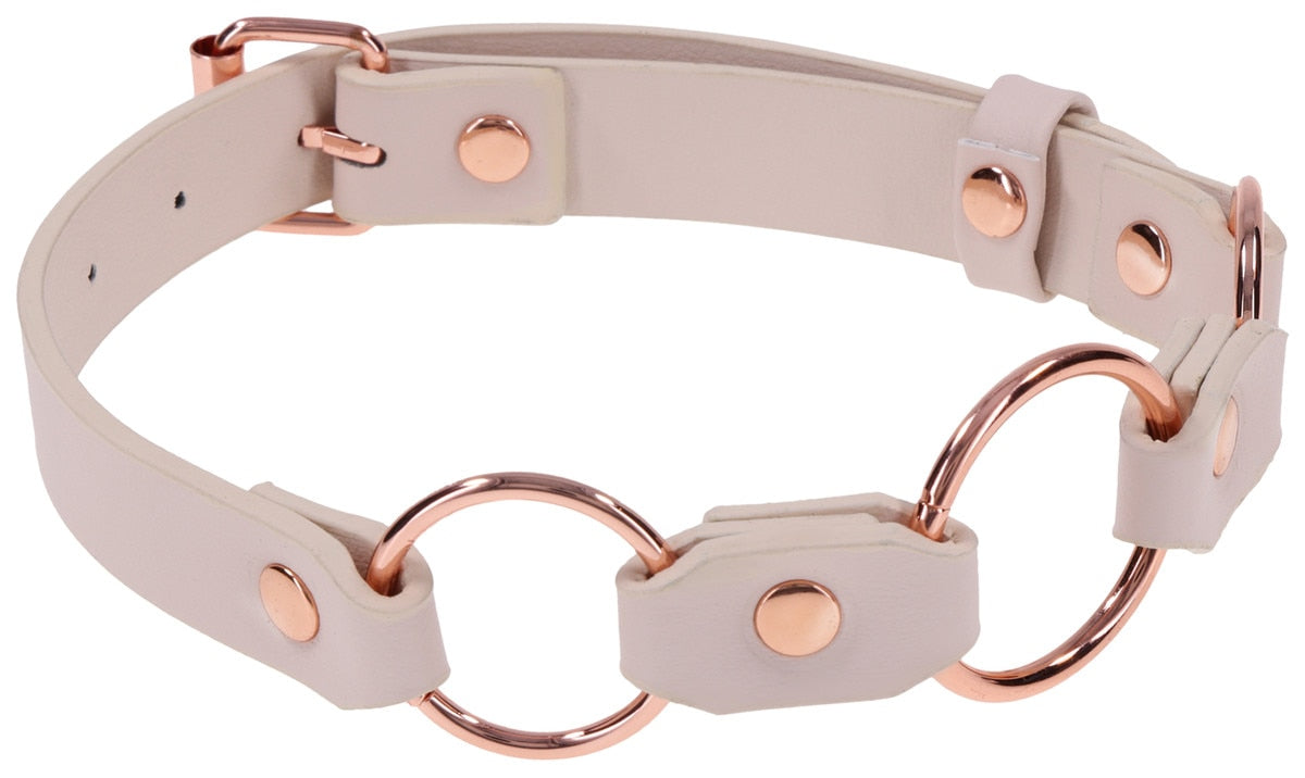 Sex and Mischief Peaches n CreaMe Ring Day BDSM Collar Collars and Leads