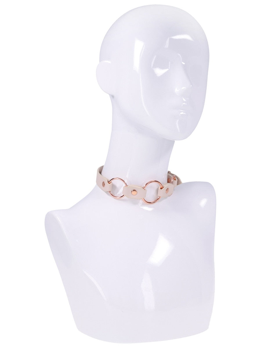 Sex and Mischief Peaches n CreaMe Ring Day BDSM Collar Collars and Leads