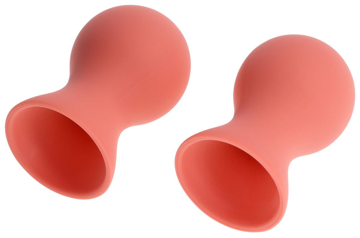Sex and Mischief Peaches n CreaMe Silicone Nipple Suckers Nipple and Clit Clamps
