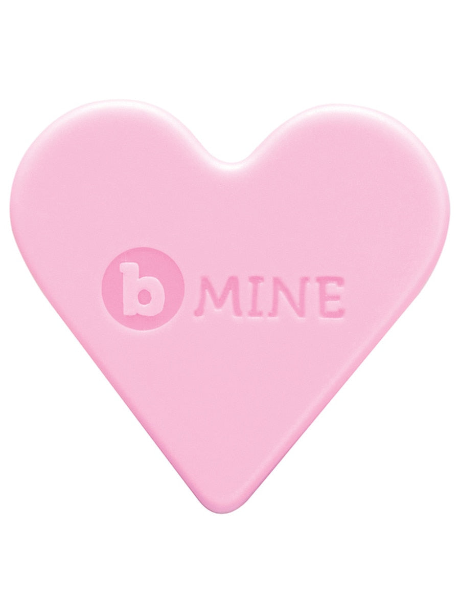 b-Vibe Butties B-Mine Silicone Butt Plug with Heart Base Butt Plugs