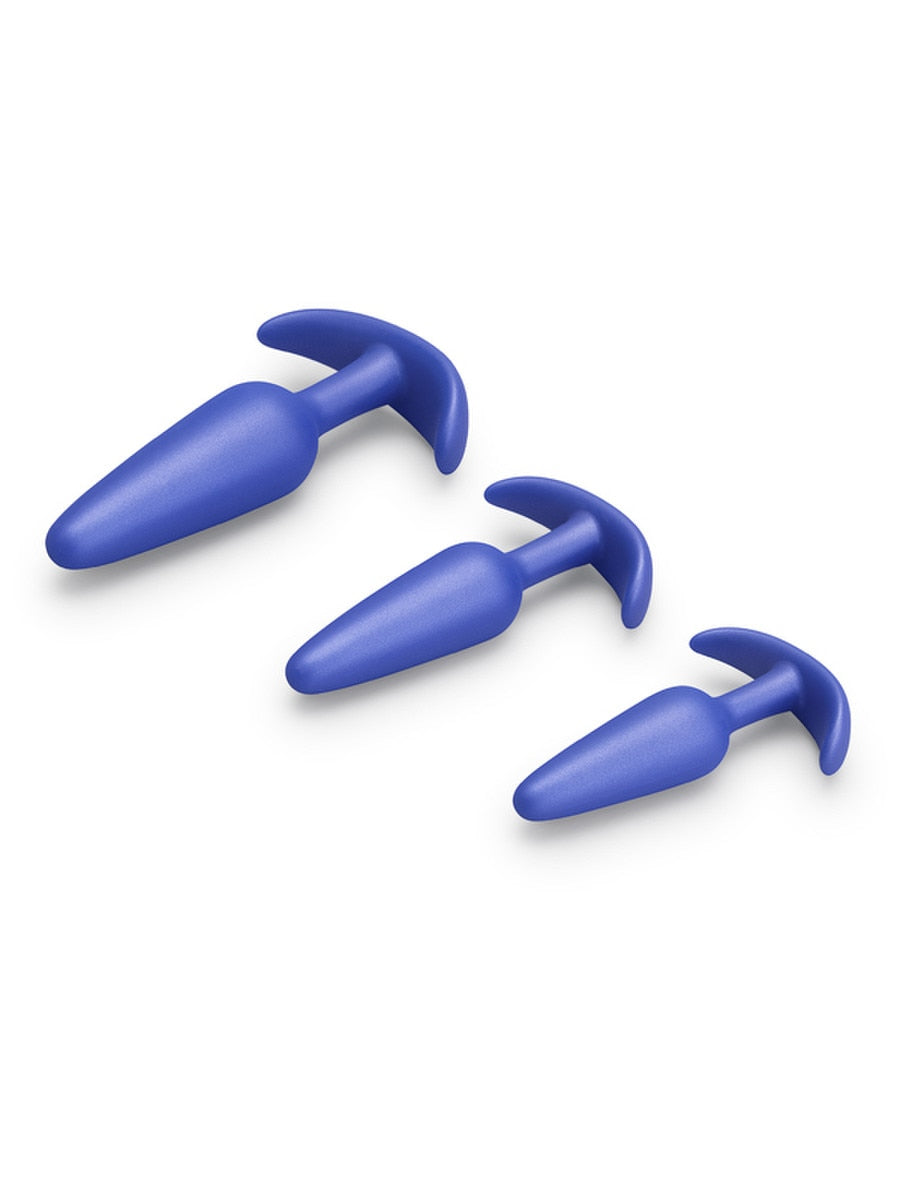 b-Vibe Butties Beginner Booty 3-Piece Anal Training Set Butt Plugs