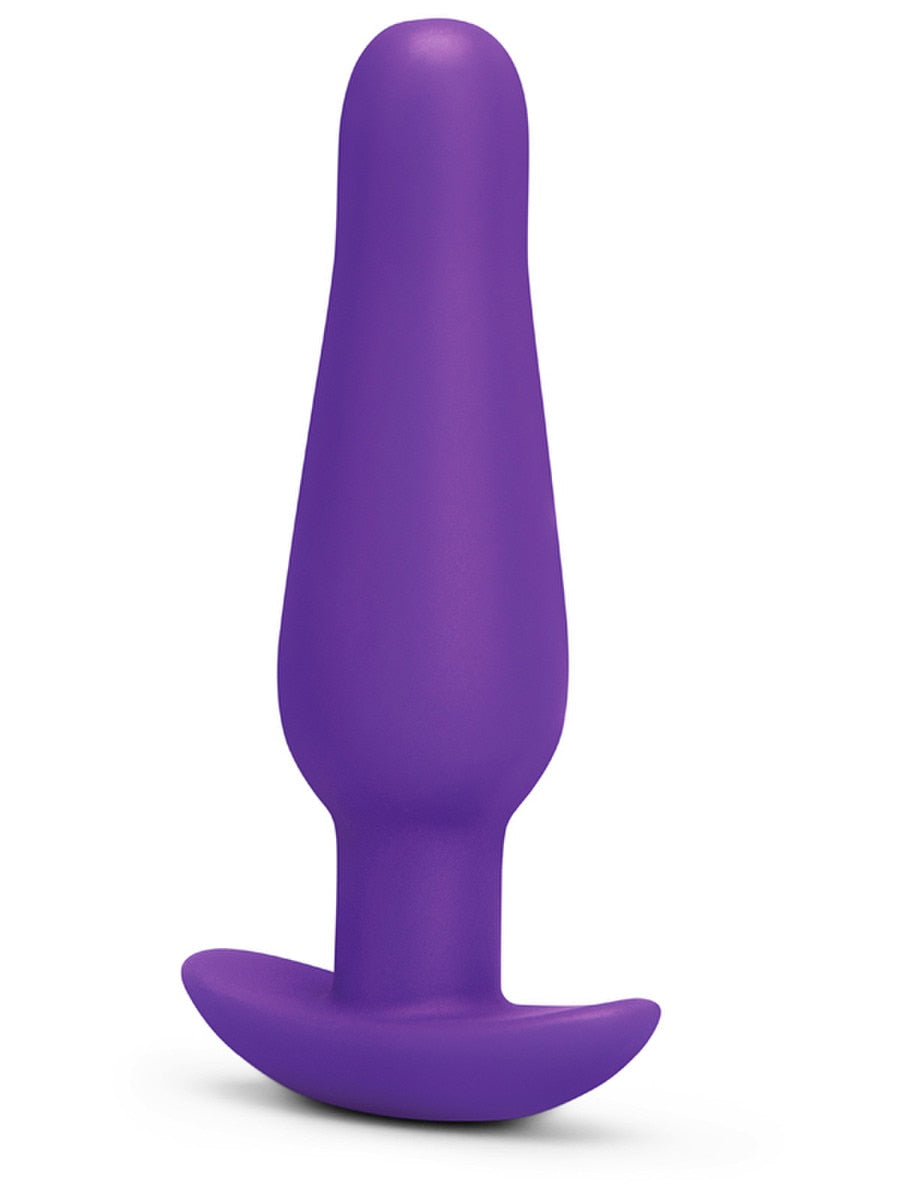 b-Vibe Rookie Beginners Starter Silicone Butt Plug Purple Butt Plugs