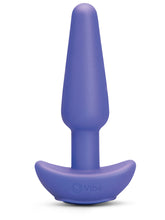 b-Vibe Shake Slimline Vibrating Silicone Anal Plug Blue Butt Plugs