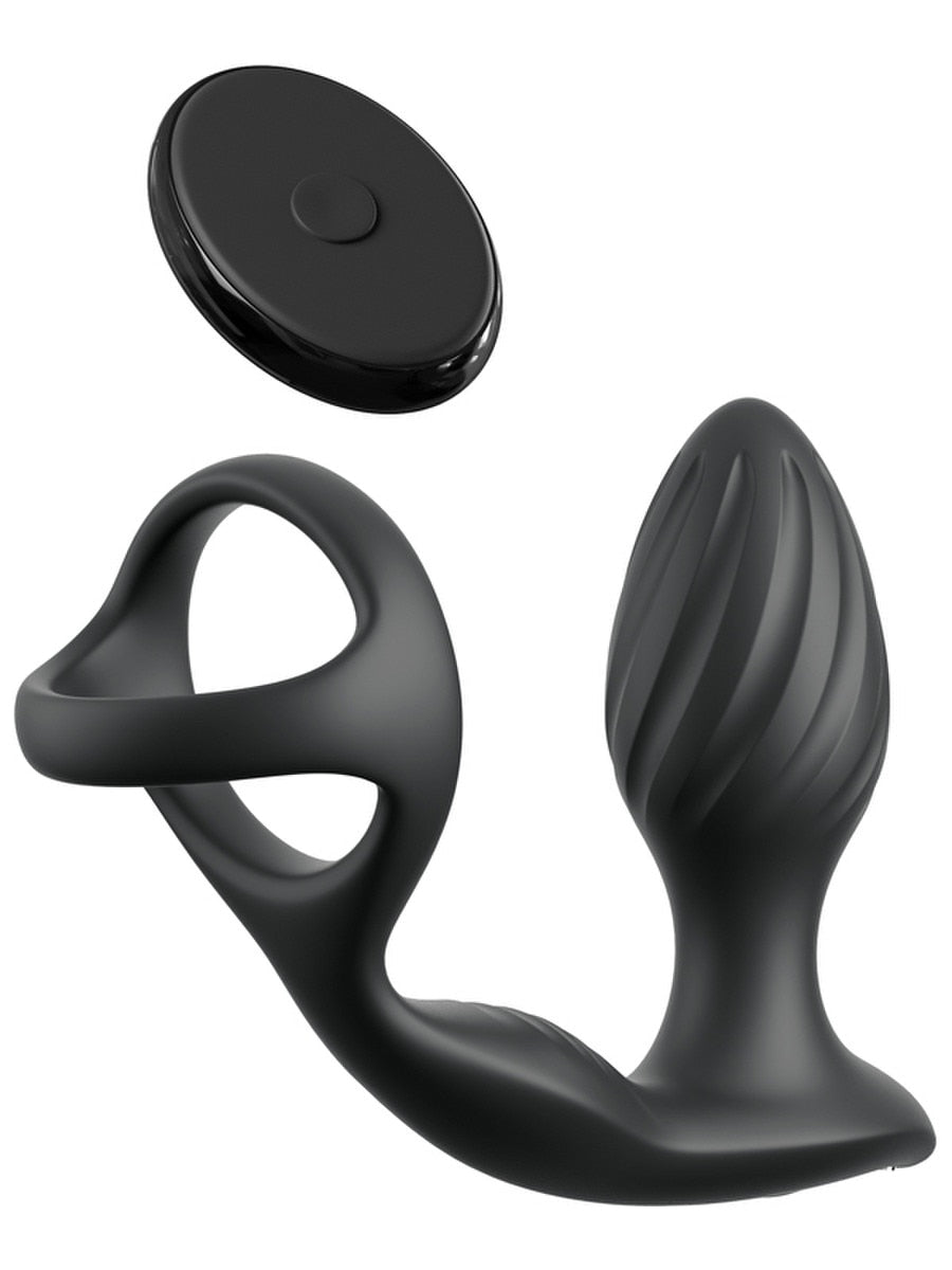 Pipedream Anal Fantasy Elite Ass-Gasm Gyro-Milk Pro Black Prostate Toys