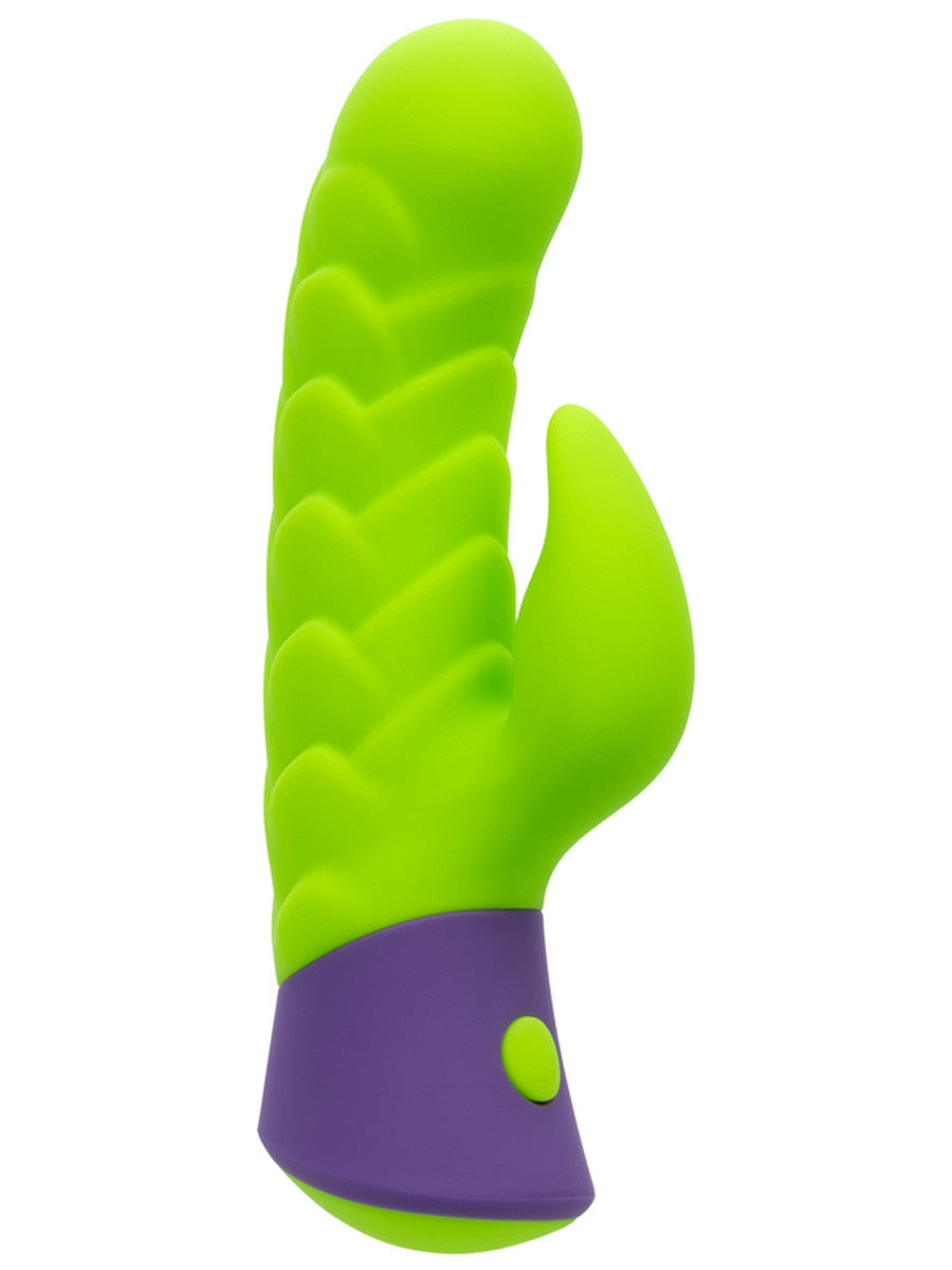 California Exotics Rave Dragon G Rabbit Massager Green Rabbit Vibrators