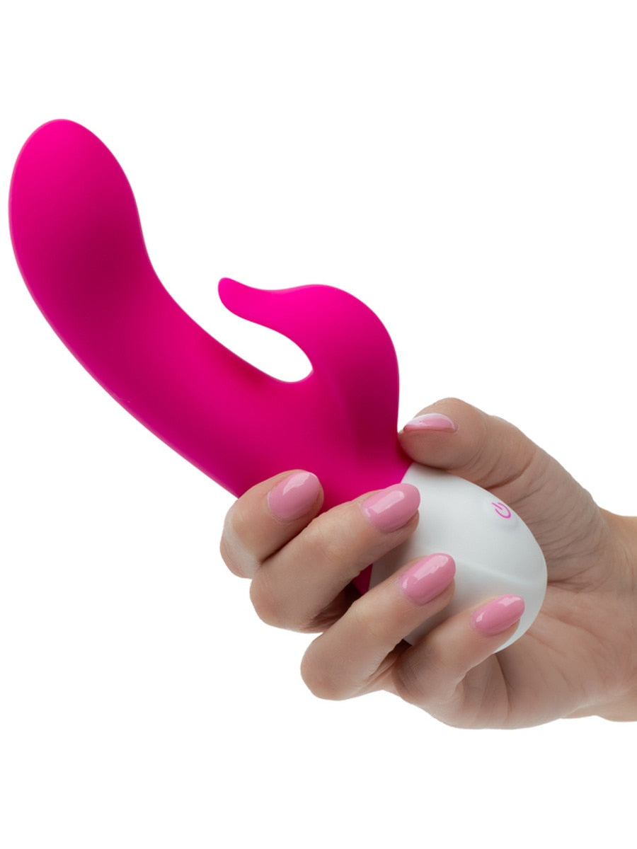 CalExotics Basic Essentials Dual Pleaser Rabbit Vibrator Rabbit Vibrators