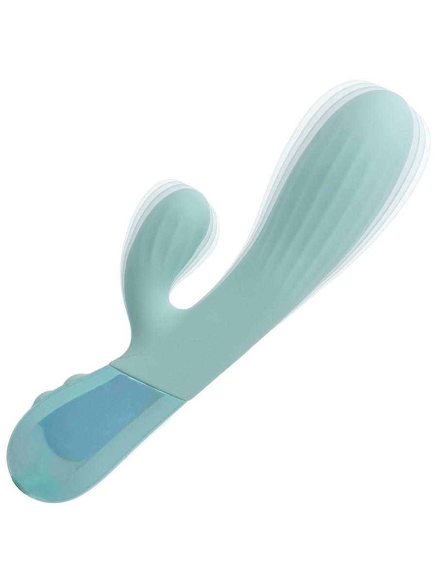 California Exotics Aura Dual Ripple Rabbit Vibrator Rabbit Vibrators