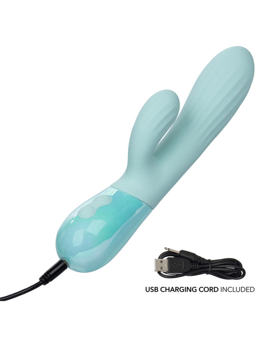 California Exotics Aura Dual Ripple Rabbit Vibrator Rabbit Vibrators