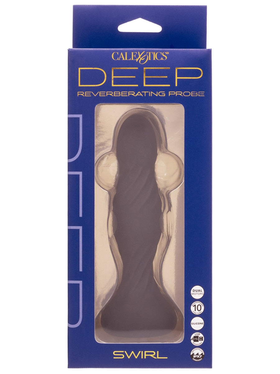 CalExotics Deep Swirl Reverberating Butt Plug Butt Plugs