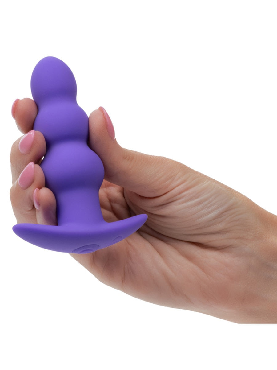 CalExotics Basic Essentials Rechargeable Beaded Anal Probe Butt Plugs