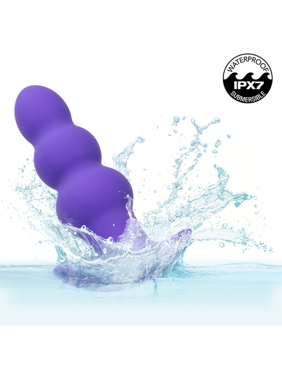 CalExotics Basic Essentials Rechargeable Beaded Anal Probe Butt Plugs