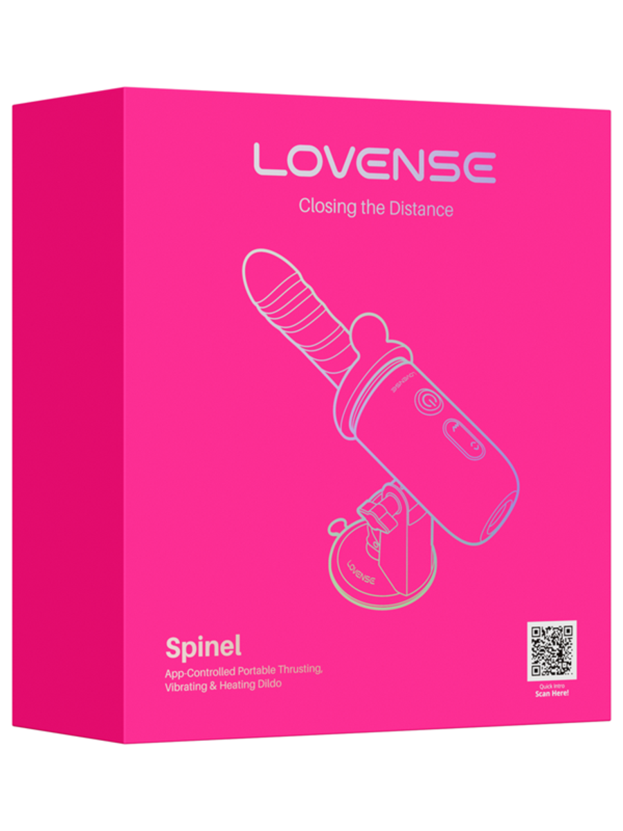 Lovense Spinel Handheld Portable Thrusting Dildo Realistic Dildos