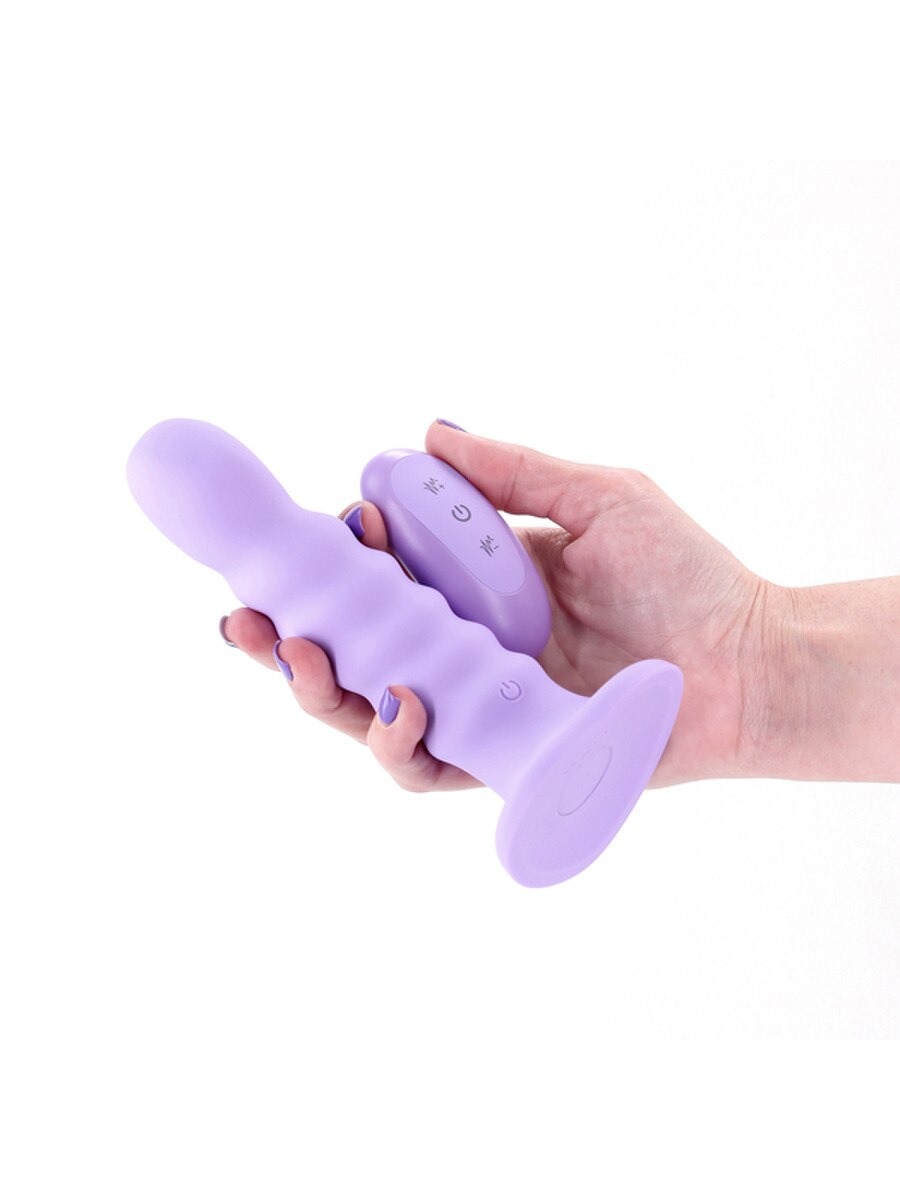 NS Novelties Colours Ribbed 6 inch Remote Control Dildo - Vibrating Dildos