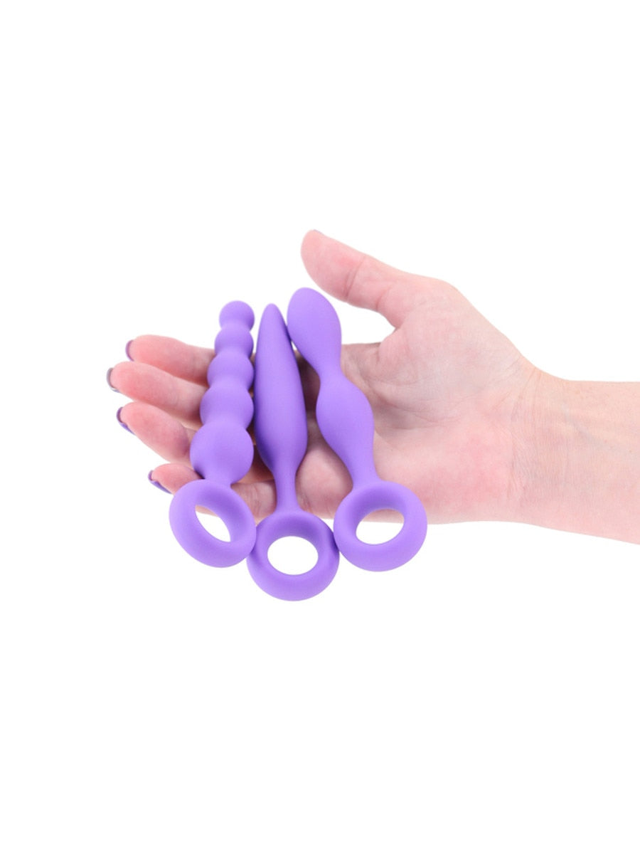 NS Novelties INYA Trio 3 Piece Silicone Butt Plug Kit - Butt Plugs