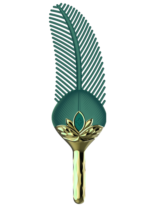 Full Circle CLEO Vibrating Clitoral Tickler Massager Green Clit Ticklers and Pulsators