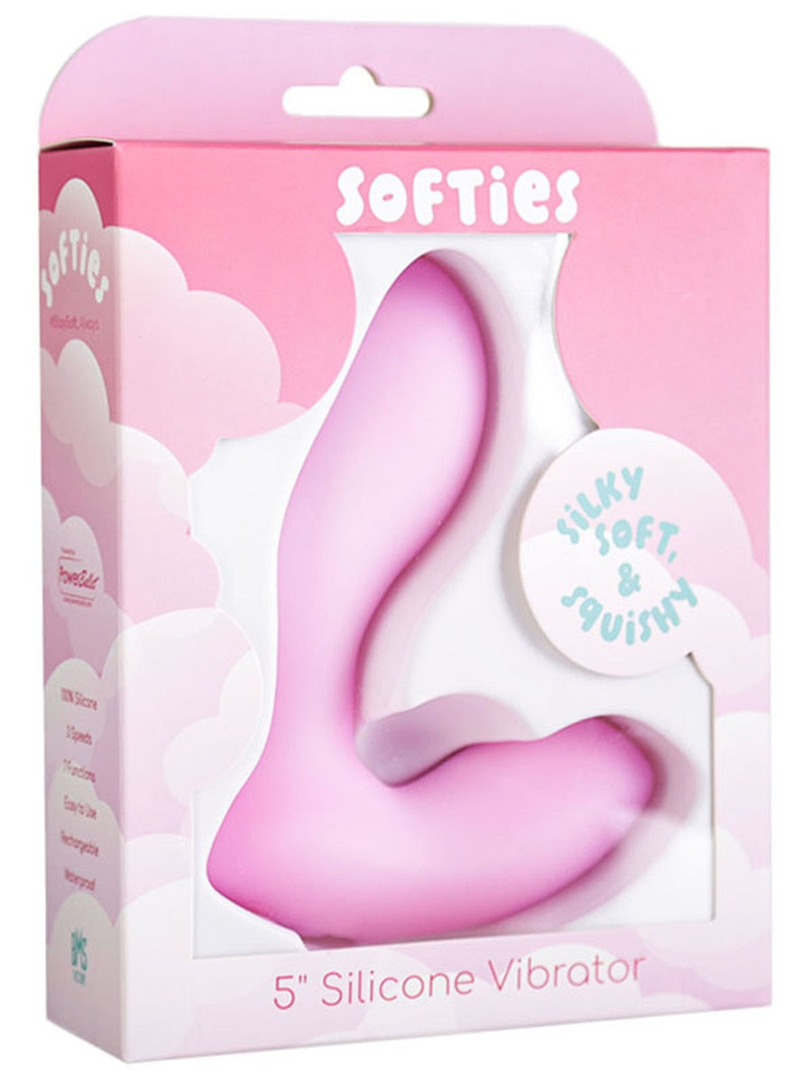 BMS Factory Softies Dual Layer Silicone Anal Vibrator - Anal Vibrators