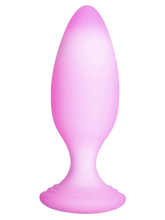 BMS Factory Softies Dual Layer Silicone Anal Plug Pink Butt Plugs