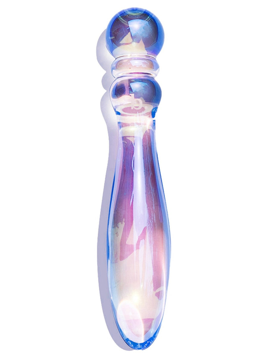 Biird Cecii Elegant Borosilicate Glass Dildo Purple Glass Sex Toys