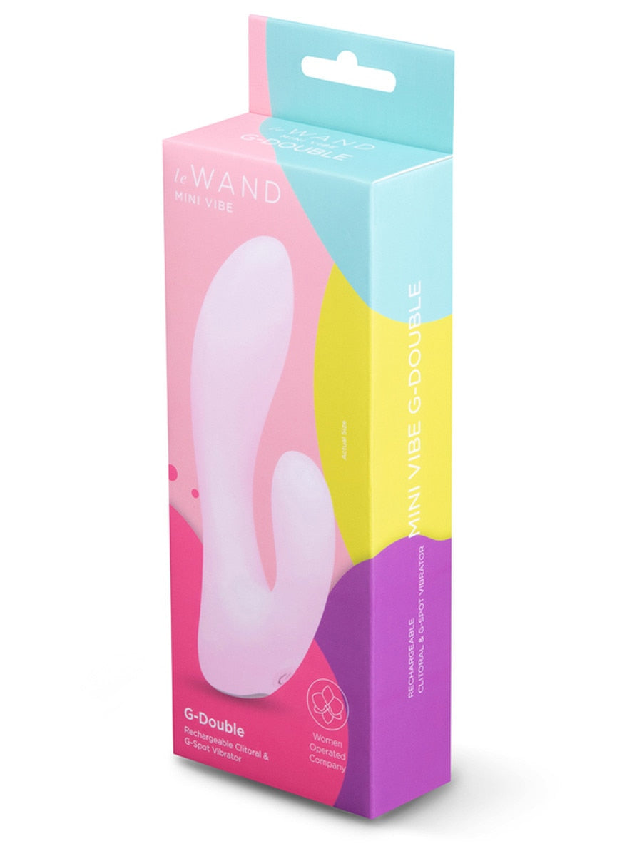 Le Wand Mini Vibe G-Double Clitoral and G Spot Vibrator Rabbit Vibrators