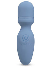 Le Wand Mini Vibe Pocket Body Wand Massager Blue Body Wands