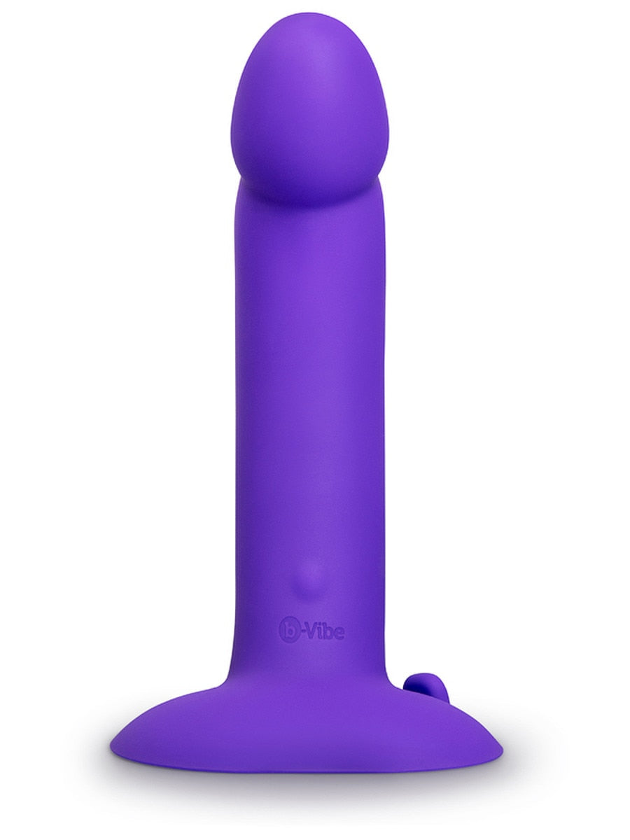 b-Vibe Vibrating Curved Silicone Dildo Strap-On Kit Strap On Sextoys