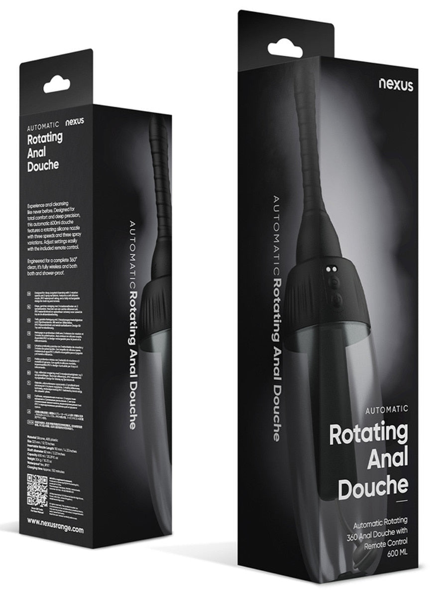 Nexus Automatic Rotating 360 Anal Douche with Remote Enemas and Douches