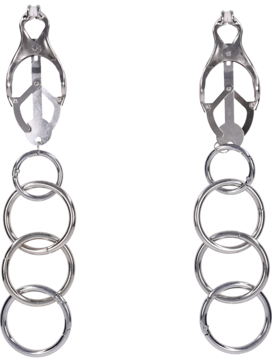 Sportsheets Edge Tuggable Womens Clover Clamps - Nipple and Clit Clamps